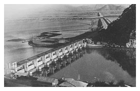 1950년대 녹산수문 전경 사진