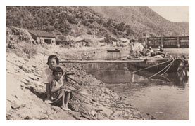 1950년대 성산마을 포구 전경 사진