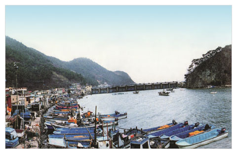 2000년대 성산마을 포구 전경 사진